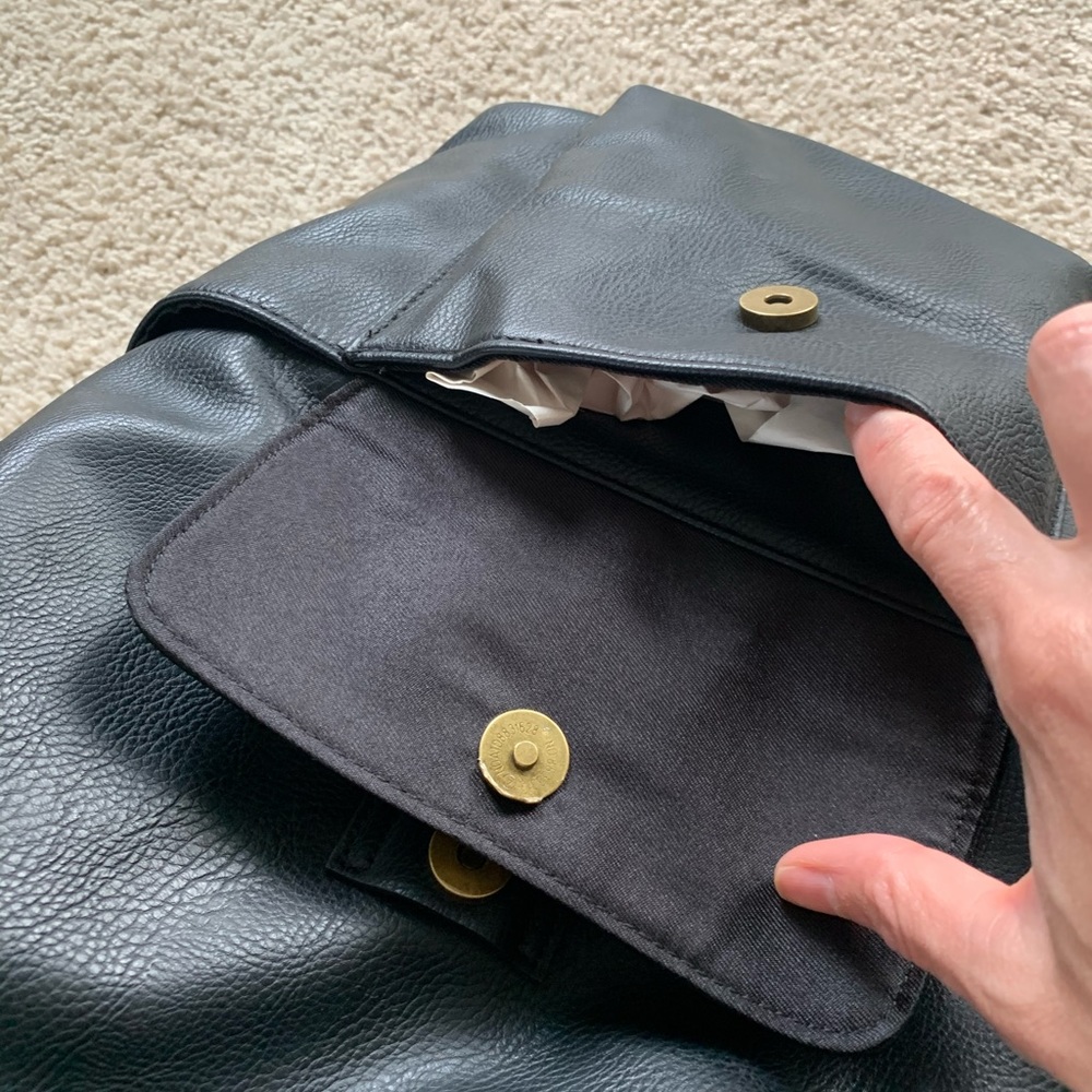 Faux Leather Backpack - Picture 4 of 9